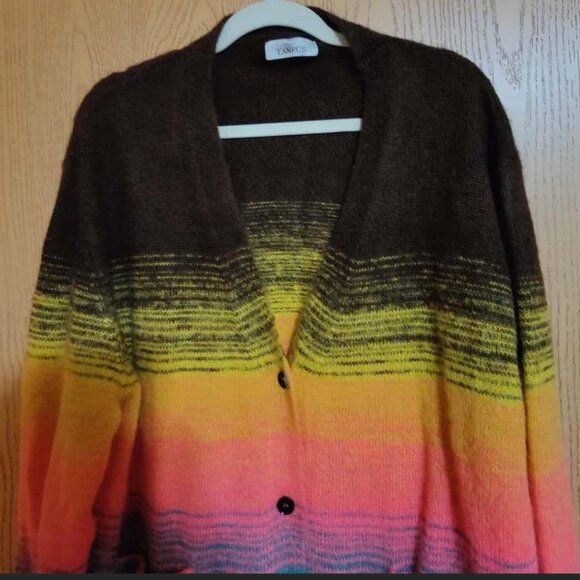 Laneus Multicolor Gradient Cardigan - Picture 2 of 4